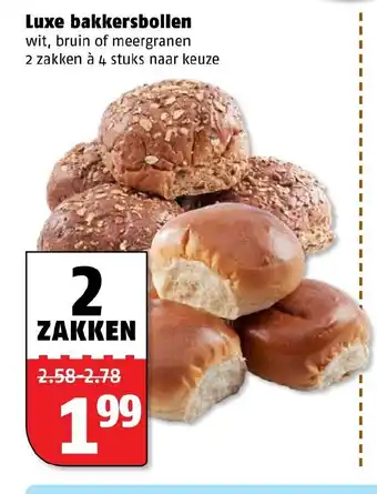 Poiesz Luxe bakkersbollen 2*4st aanbieding