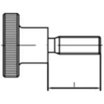 Conrad Toolcraft 107555 kartelbouten m6 35 mm din 464 staal galvanisch verzinkt 25 stuk(s) aanbieding