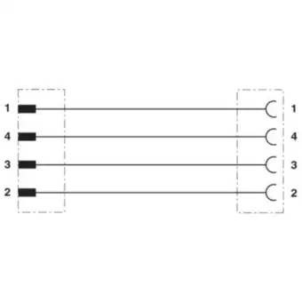 Conrad Phoenix contact 1442861 sensor/actuator aansluitkabel aantal polen: 4 3.00 m 1 stuk(s) aanbieding