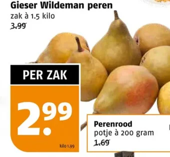 Poiesz Gieser Wildeman peren zak à 1.5 kilo aanbieding