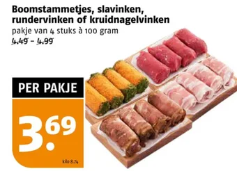 Poiesz Boomstammetjes, slavinken, rundervinken of kruidnagelvinken pakje van 4 stuks à 100 gram aanbieding