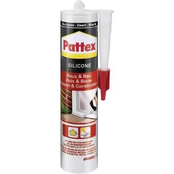 Conrad Pattex silicone voor huis en bouw pfhbs kleur (specifiek) zwart 300 ml aanbieding