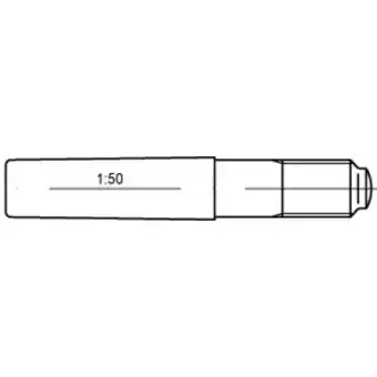 Conrad Toolcraft to-5437020 conische pen 5 mm staal 25 stuk(s) aanbieding