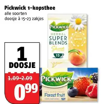 Poiesz Pickwick 1-Kopsthee 15-23st aanbieding