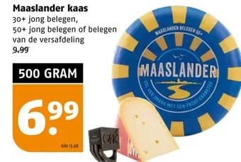 Poiesz Maaslander kaas 500 gram aanbieding