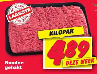 Nettorama Rundergehakt 1kg aanbieding