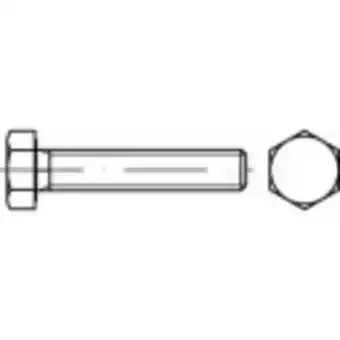 Conrad Toolcraft to-5436099 zeskantbouten m14 60 mm buitenzeskant iso 8676 staal galvanisch verzinkt 50 stuk(s) aanbieding