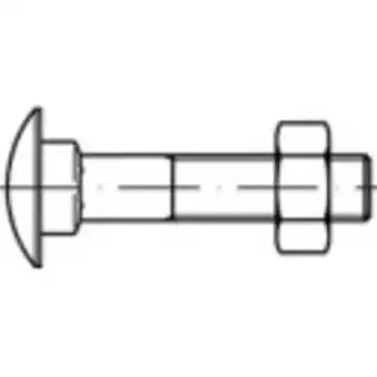 Conrad Toolcraft to-5448261 platkopbout m5 60 mm vierkant din 603 messing 100 stuk(s) aanbieding