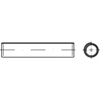 Conrad Toolcraft to-5439327 spiraal-spanstift verenstaal 500 stuk(s) aanbieding