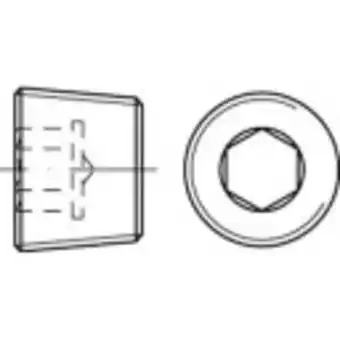 Conrad Toolcraft 112661 sluitschroeven m8 binnenzeskant (inbus) din 906 staal galvanisch verzinkt 100 stuk(s) aanbieding