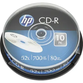 Conrad Hp cre00019 cd-r disc 700 mb 10 stuk(s) spindel aanbieding