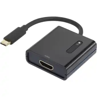 Conrad Renkforce rf-4472892 usb / hdmi adapter [1x usb-c stekker - 1x hdmi-bus] zwart vergulde steekcontacten 15.00 cm aanbieding