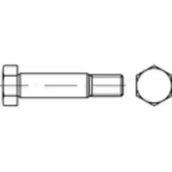 Conrad Toolcraft 111980 zeskant passchroeven m12 55 mm buitenzeskant din 610 staal 25 stuk(s) aanbieding