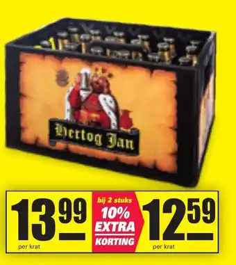 Nettorama Hertog Jan krat aanbieding