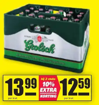 Nettorama Grolsch krat aanbieding