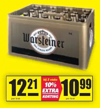 Nettorama Warsteiner krat aanbieding