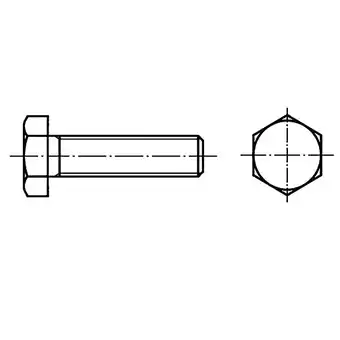 Conrad Toolcraft 133806 zeskantbouten m10 30 mm buitenzeskant din 961 staal 200 stuk(s) aanbieding