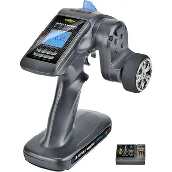 Conrad Carson modellsport reflex wheel pro iii lcd 2.4 ghz rc pistoolzender 2,4 ghz aantal kanalen: 3 incl. ontvanger aanbieding