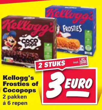 Nettorama Kellogg's Frosties of Cocopops 2*6st aanbieding