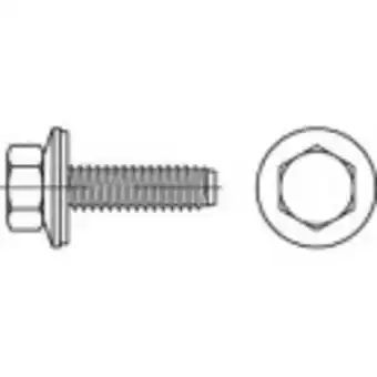 Conrad Toolcraft 1070015 gevelschroeven 6.3 mm 130 mm buitenzeskant 88276 rvs a2 100 stuk(s) aanbieding