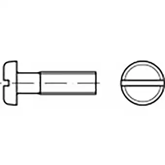 Conrad Toolcraft to-6853269 platbolkopschroeven m4 12 mm sleuf din 85 staal 2000 stuk(s) aanbieding