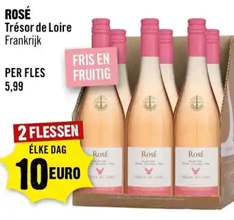 Dirck 3 Tresor de Loire Rose 2*750ml aanbieding