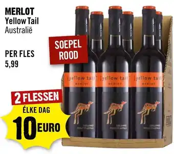 Dirck 3 Yellow Tail Merlot 2*750ml aanbieding