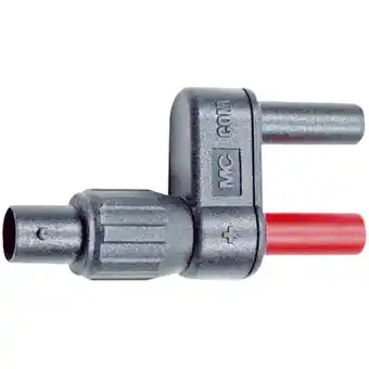 Conrad Stäubli sw xf-ss/4 meetadapter bnc-bus - banaanstekker 4 mm aanraakveilig zwart, rood aanbieding