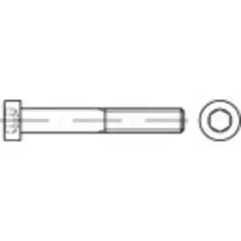 Conrad Toolcraft 145565 cilinderschroeven m6 60 mm binnenzeskant (inbus) din 7984 staal 200 stuk(s) aanbieding