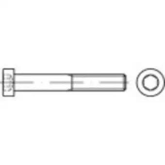 Conrad Toolcraft 145730 cilinderschroeven m8 14 mm binnenzeskant (inbus) din 7984 staal galvanisch verzinkt 200 stuk(s) aanbieding