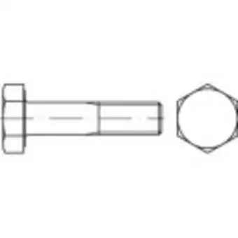 Conrad Toolcraft 146912 hv-zeskantschroeven m27 190 mm buitenzeskant din 14399 staal thermisch verzinkt 1 stuk(s) aanbieding