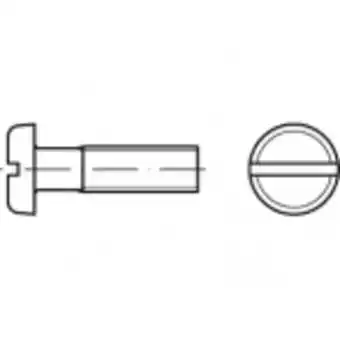 Conrad Toolcraft to-5360793 platkopschroeven m5 30 mm sleuf iso 1580 rvs a4 500 stuk(s) aanbieding