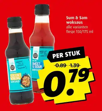 Boni Sum & Sam woksaus aanbieding