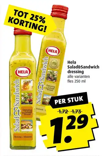 Boni Hela Salad&Sandwich dressing aanbieding