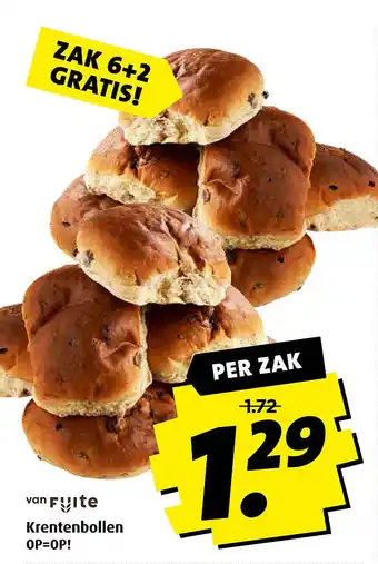 Boni Van Fyite Krentenbollen aanbieding