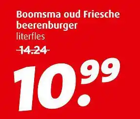 Boni Boomsma oud Friesche beerenburger aanbieding