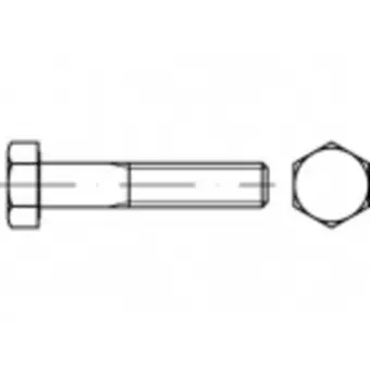 Conrad Toolcraft to-5365431 zeskantbouten m6 100 mm buitenzeskant iso 4014 rvs a4 100 stuk(s) aanbieding