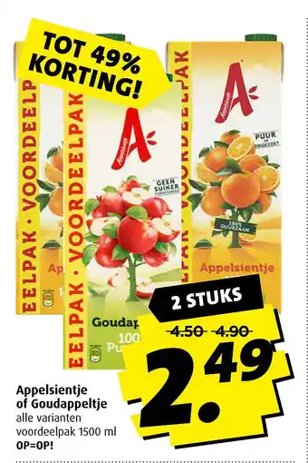 Boni Appelsientje of Goudappeltje aanbieding