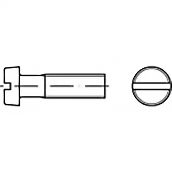 Conrad Toolcraft to-6865512 cilinderkopschroef m3 6 mm sleuf iso 1207 rvs v4a a4 200 stuk(s) aanbieding