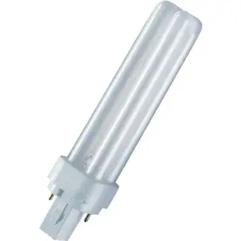 Conrad Osram spaarlamp energielabel: g (a - g) g24d-2 153 mm 230 v 18 w neutraalwit buis 1 stuk(s) aanbieding