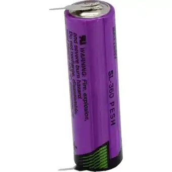 Conrad Tadiran batteries sl 360 pr speciale batterij aa (penlite) u-soldeerpinnen lithium 3.6 v 2400 mah 1 stuk(s) aanbieding