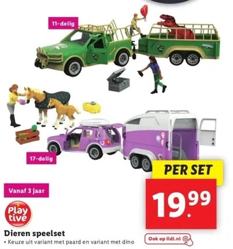 Lidl Dieren speelset aanbieding