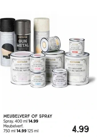 Xenos Meubelverf of spray aanbieding