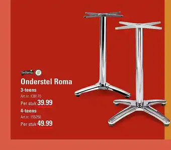 Sligro Sediamo Onderstel Roma aanbieding