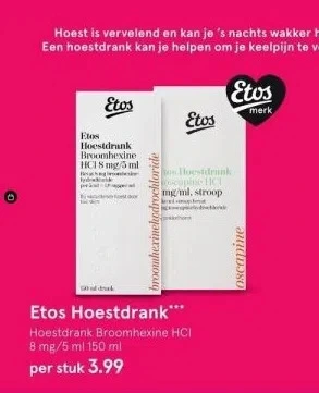 Etos Etos hoestdrank*** aanbieding