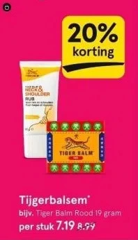 Etos Tijgerbalsem aanbieding