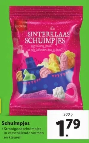 Lidl Schuimpjes aanbieding