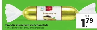 Lidl Broodje marsepein met chocolade aanbieding