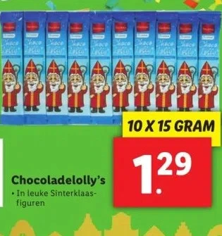 Lidl Chocoladelolly's aanbieding