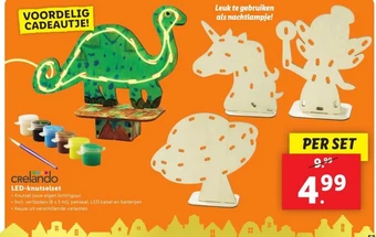 Lidl Led-knutselset aanbieding